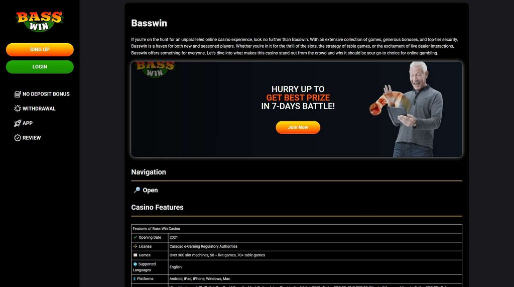 Bass Win Online Casino Evaluation - Professional & Player Rankings (2026 ) Bass Win Online Casino Evaluation - Professional & Player Rankings (2026 )